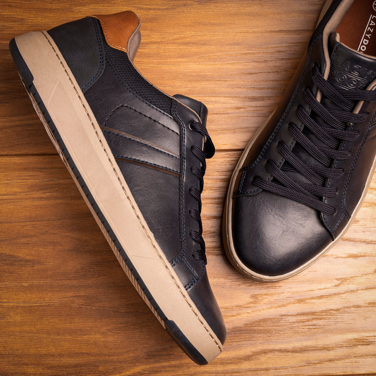 Phillip Navy Mens Trainer
