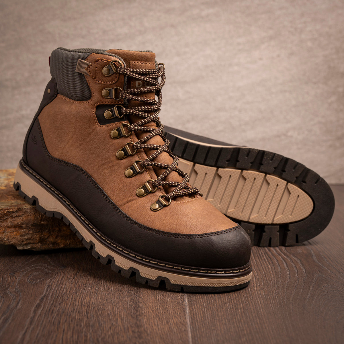 Liam Waterproof Tan Mens Boot