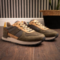 Tommy Khaki Mens Trainer