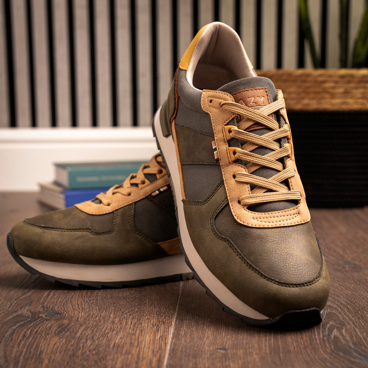 Tommy Khaki Mens Trainer