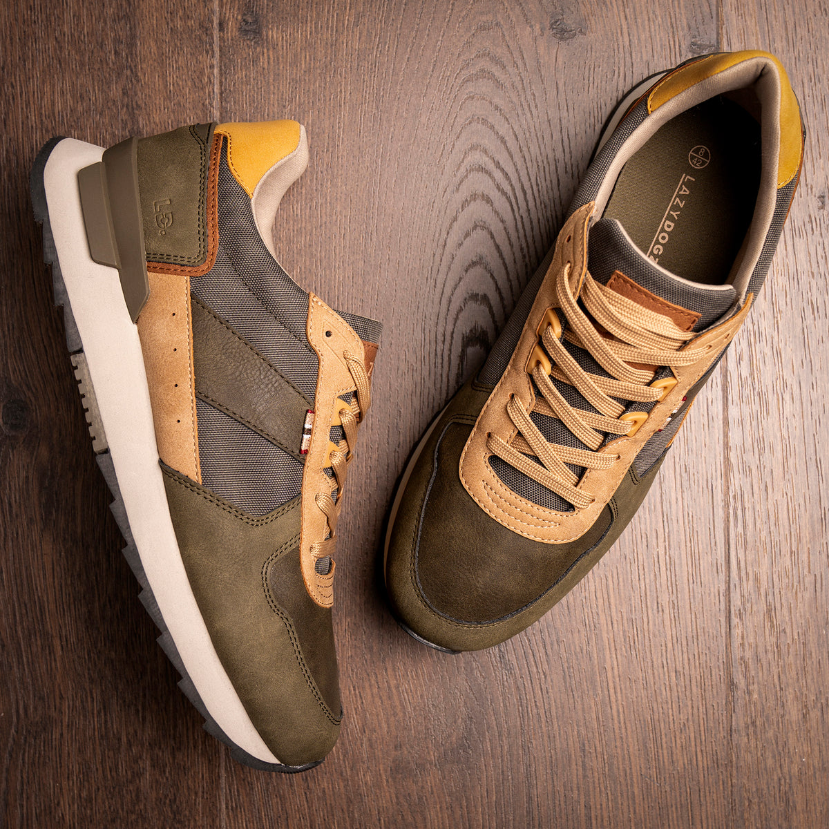 Tommy Khaki Mens Trainer
