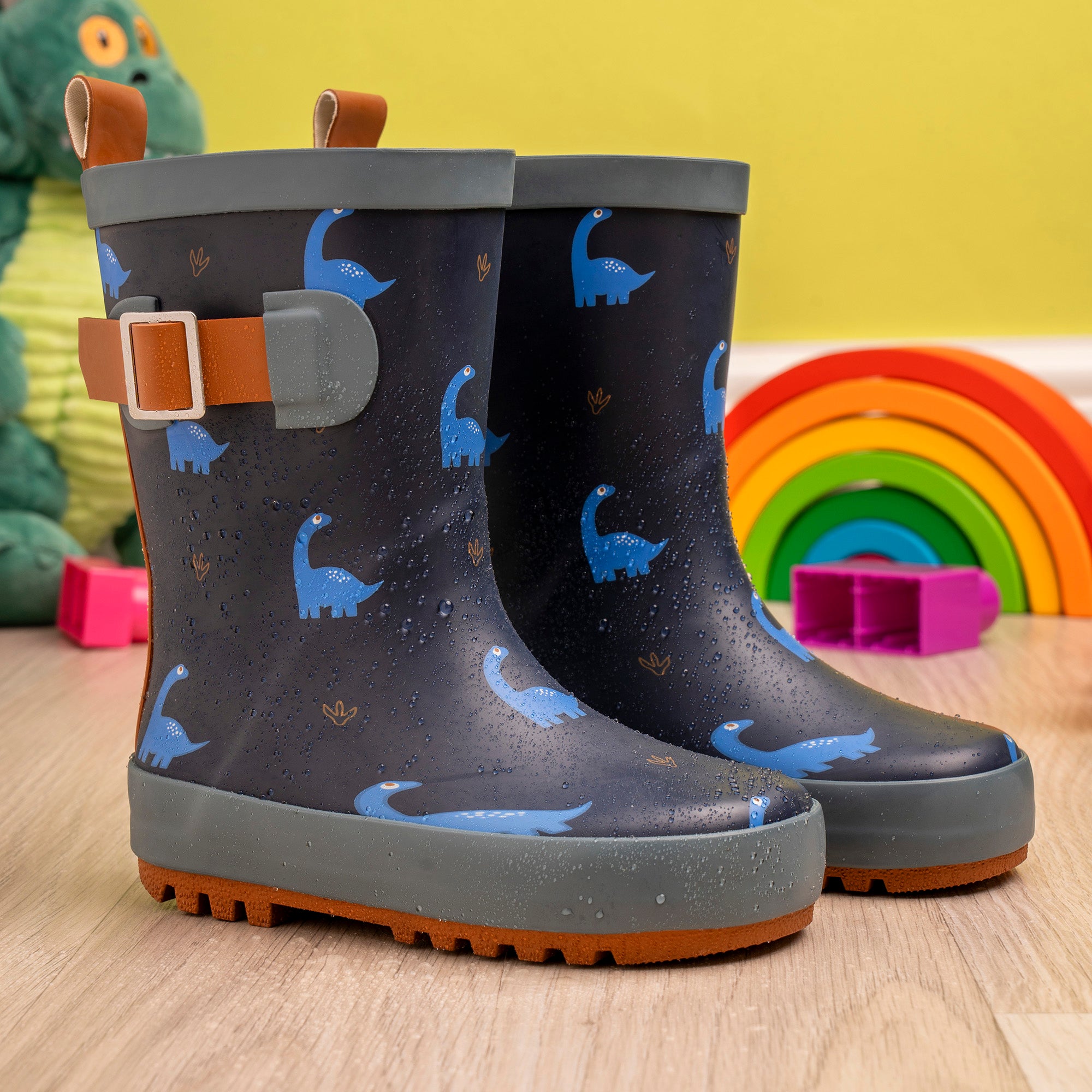 Bronty Blue Toddler Wellington