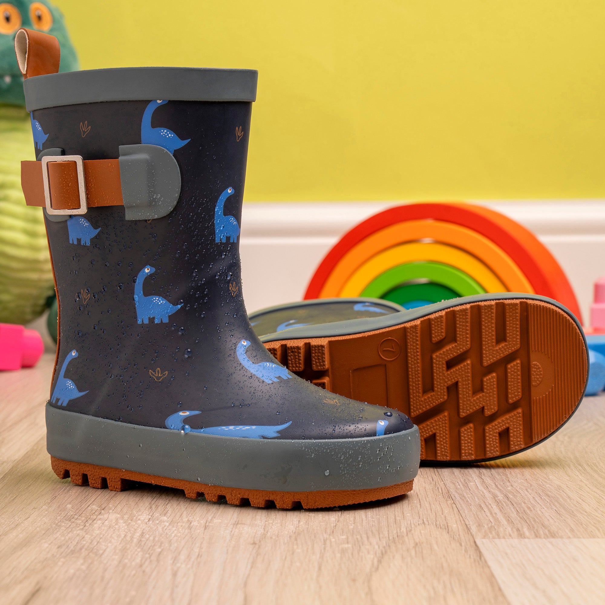 Bronty Blue Toddler Wellington