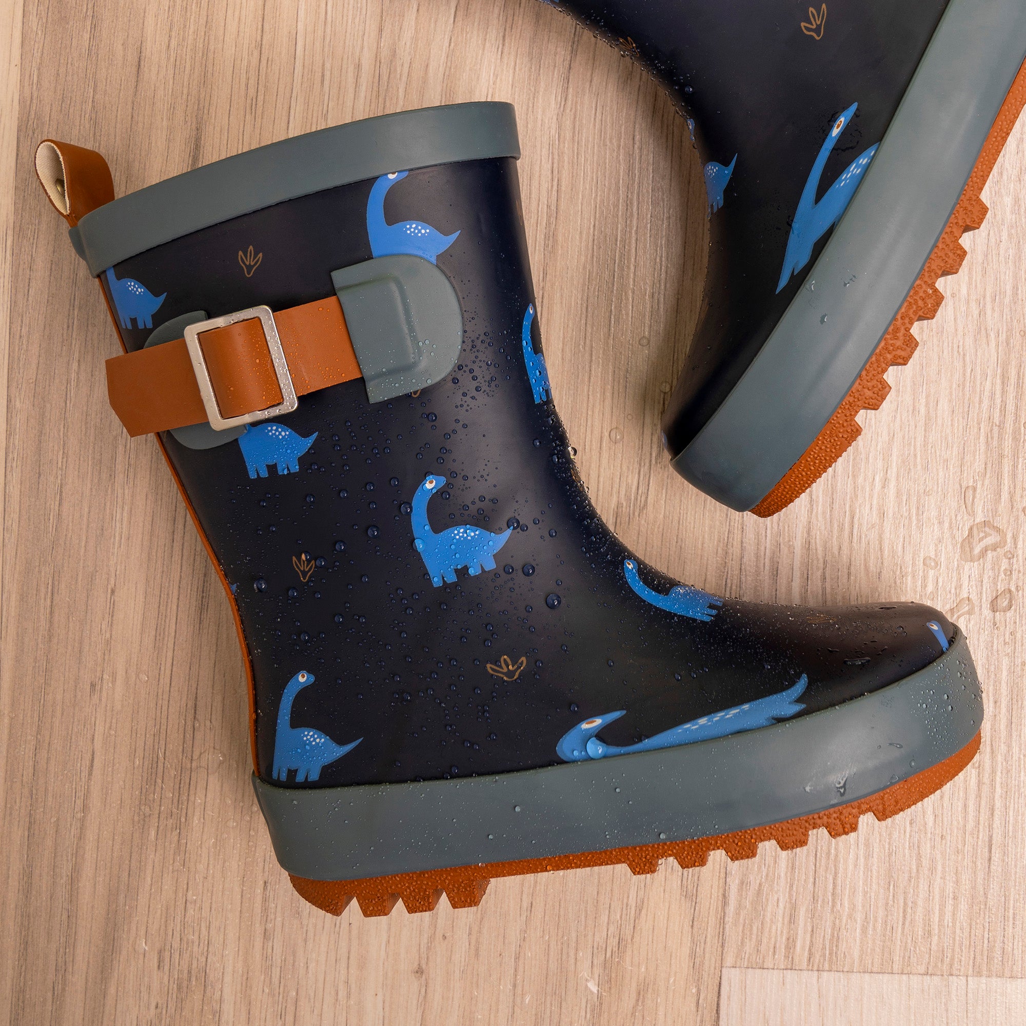 Bronty Blue Toddler Wellington