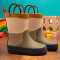 Bubblegum Olive Toddler Wellington