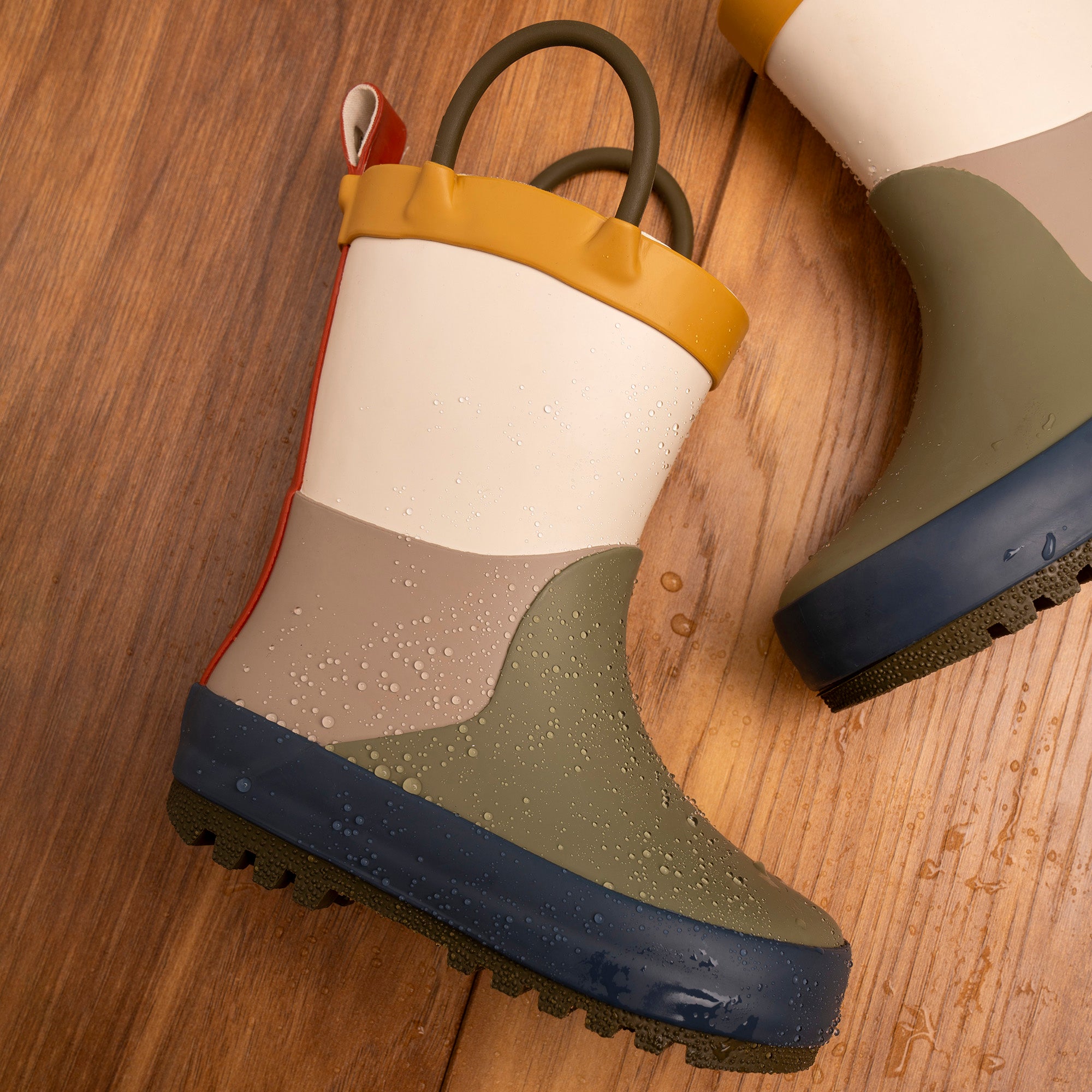 Bubblegum Olive Toddler Wellington
