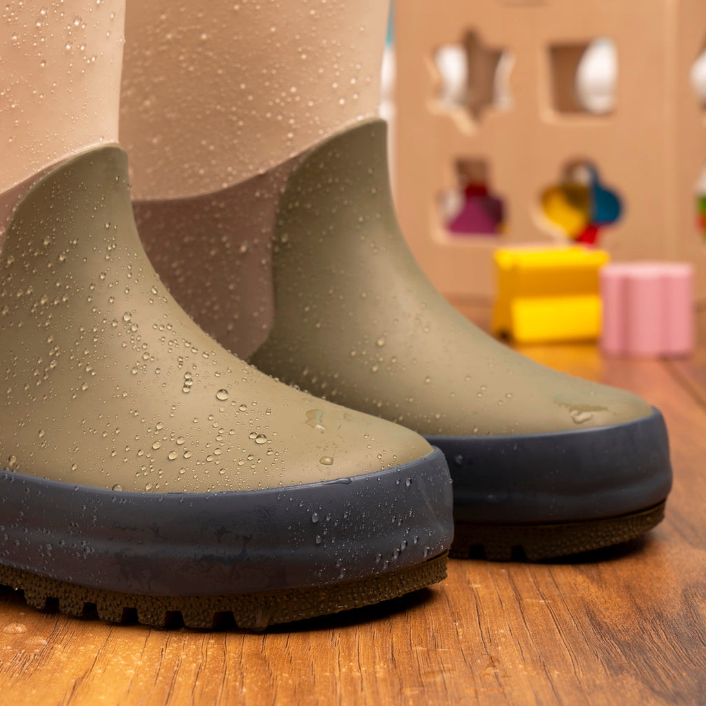 Bubblegum Olive Toddler Wellington
