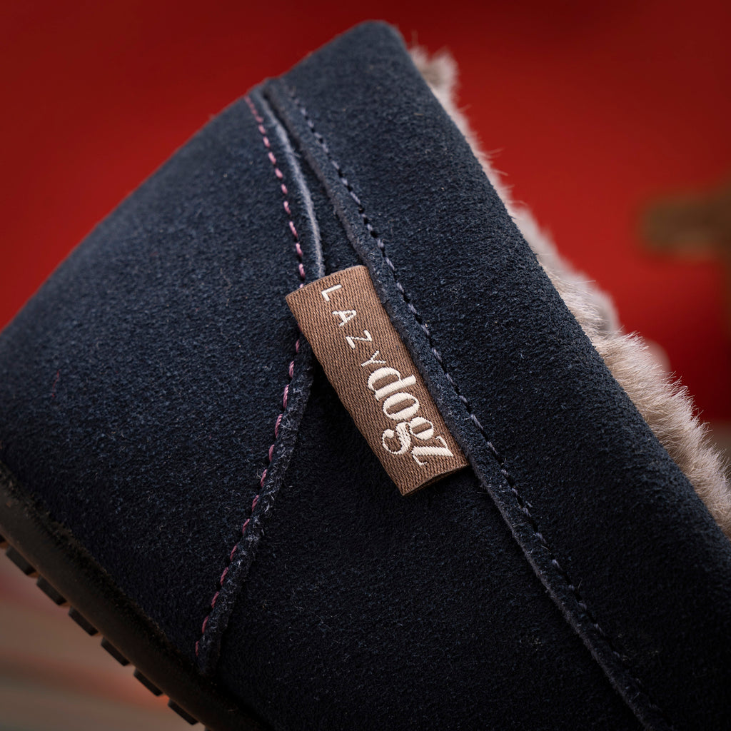 Henry Navy Slipper