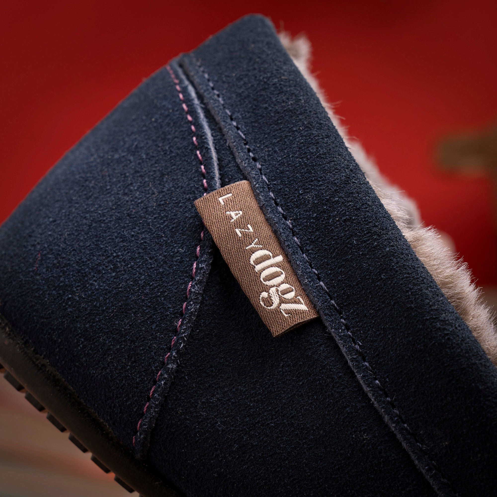 Henry Navy Slipper