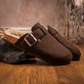 Lazy Dogz Palmer Brown Mule Slipper