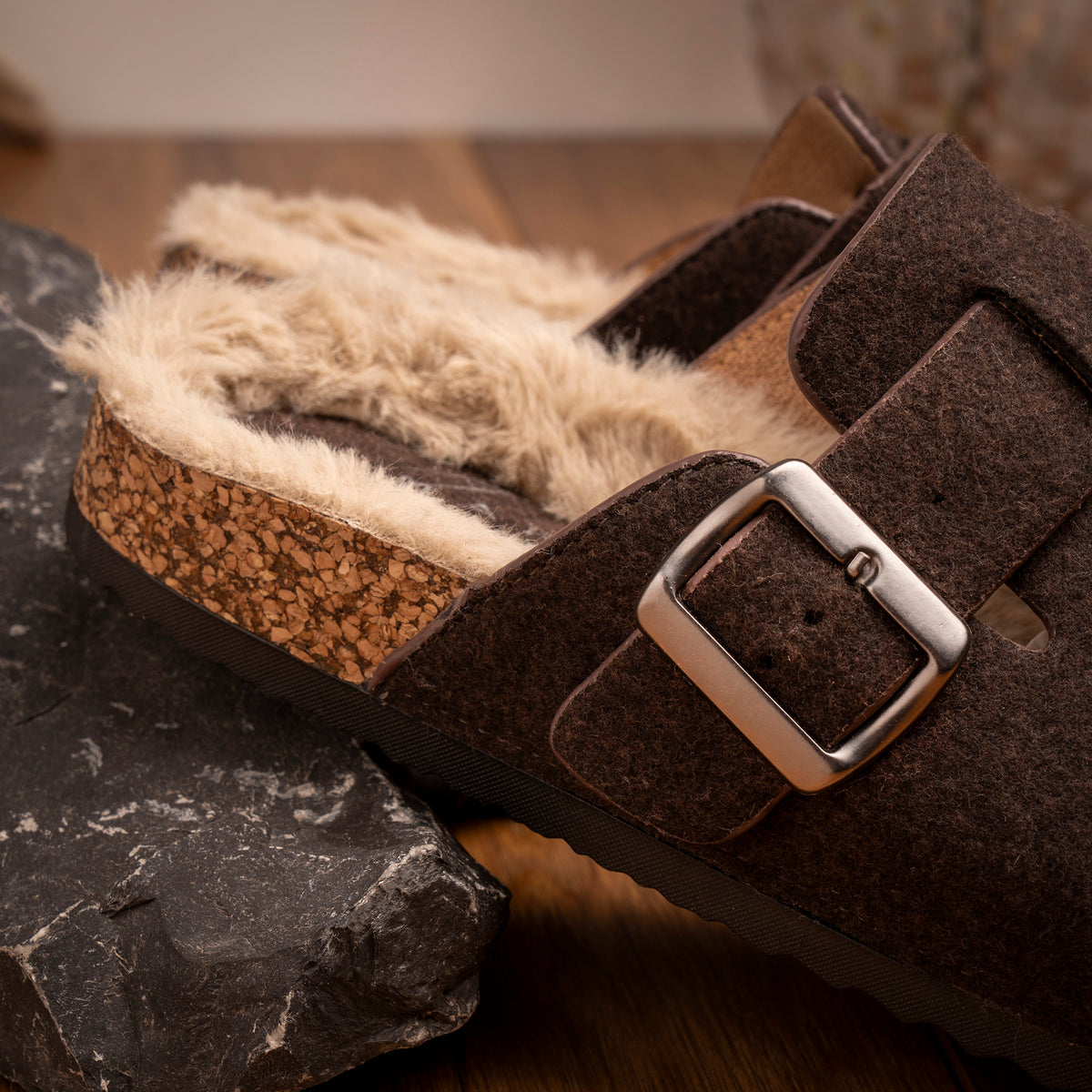 Lazy Dogz Palmer Brown Mule Slipper