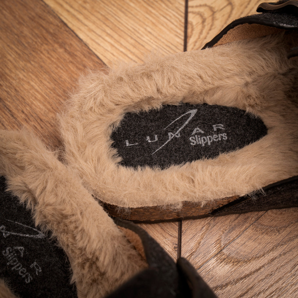 Lazy Dogz Palmer Dark Grey Mule Slipper