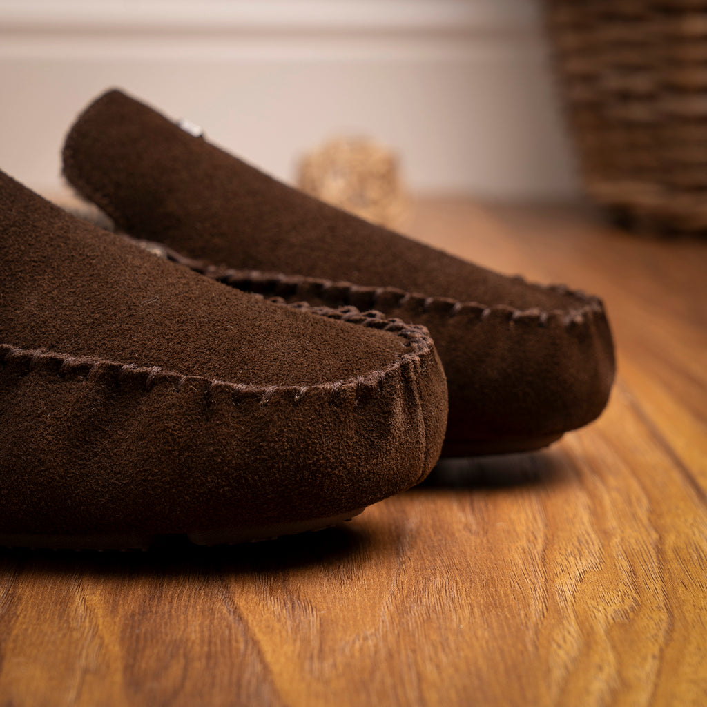 Lazy Dogz Mens Worley Brown Slipper