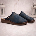 Glen II Navy Slipper