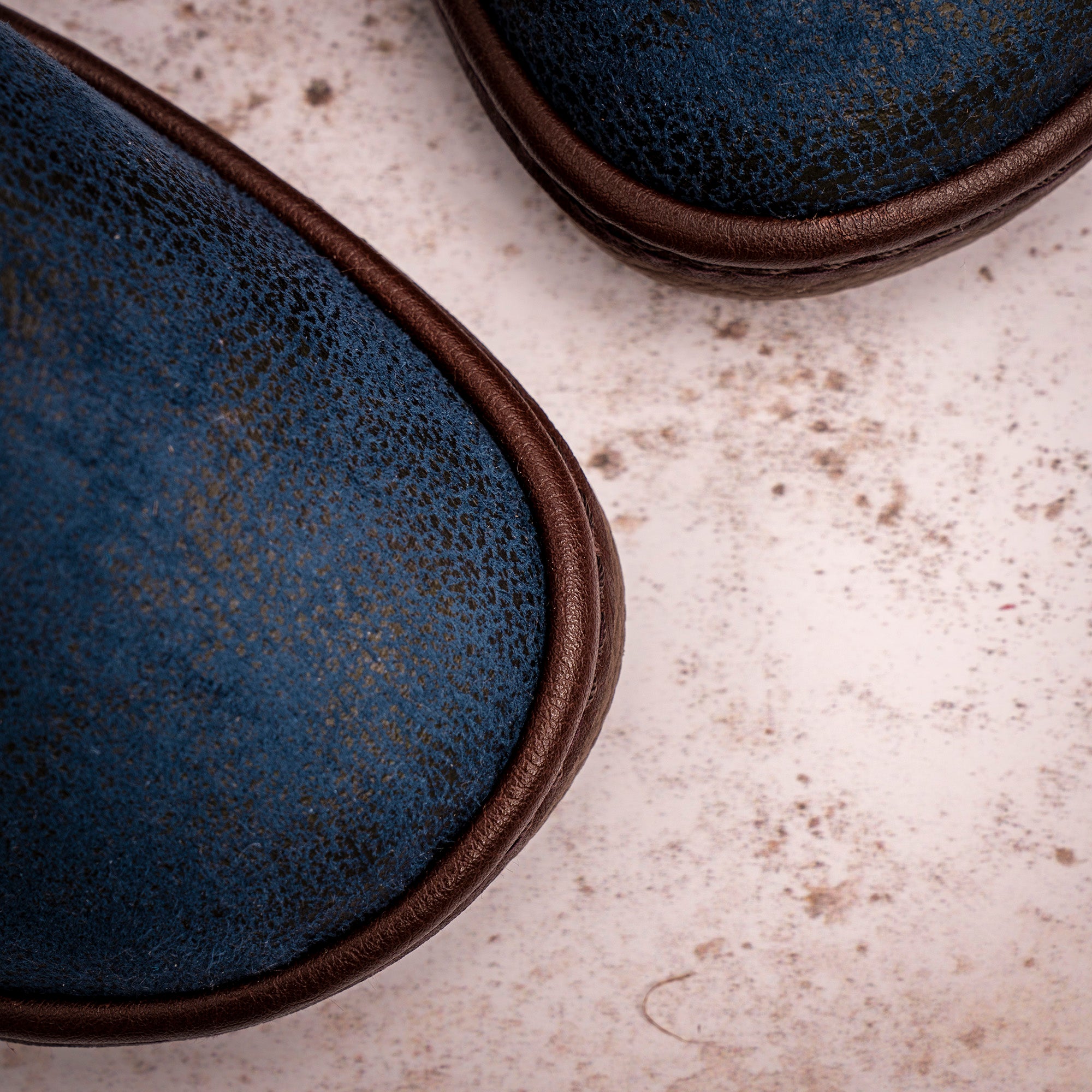 Glen II Navy Slipper