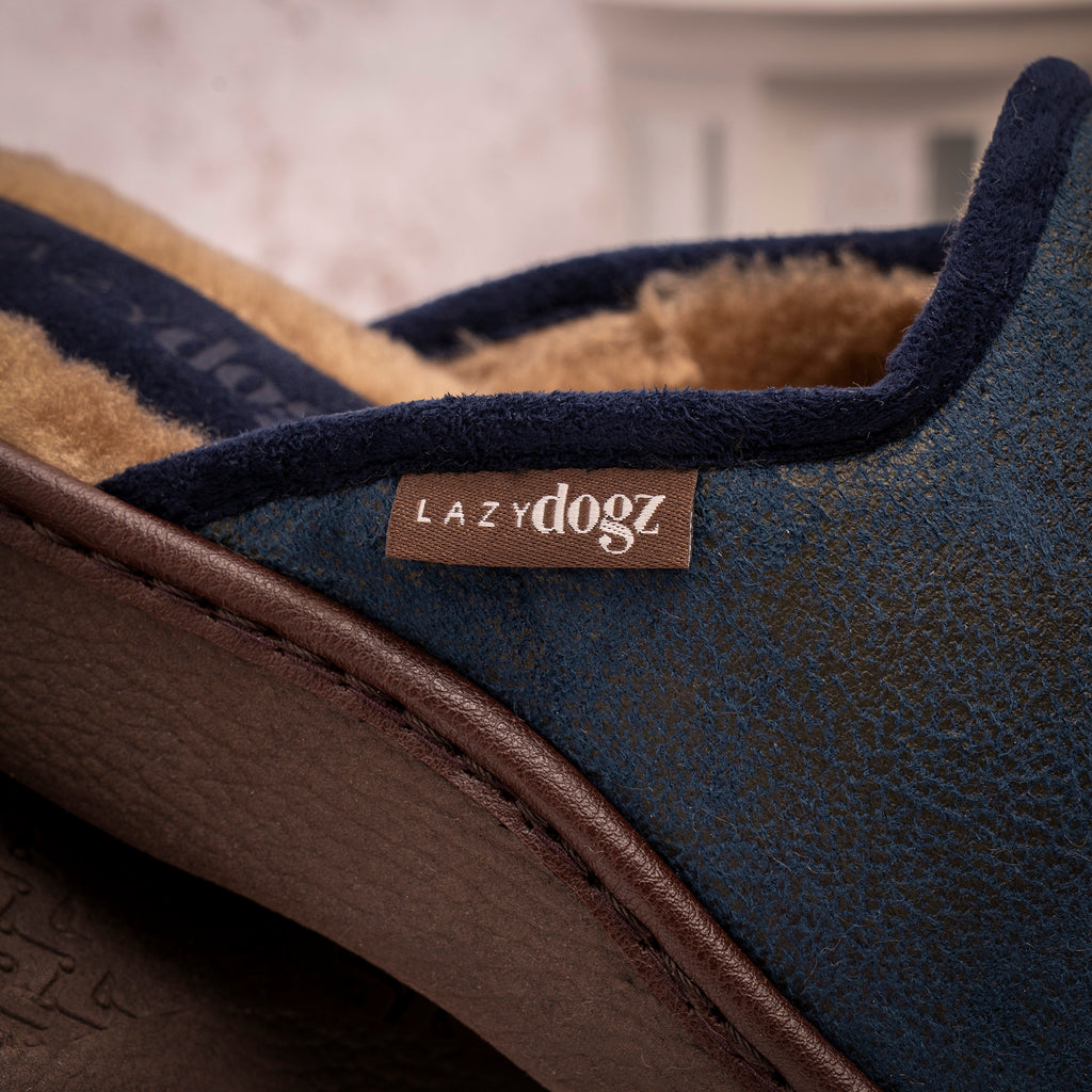 Glen II Navy Slipper