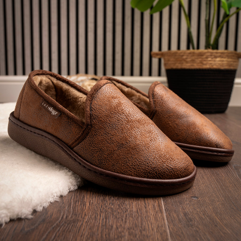 Manor II Brown Slipper