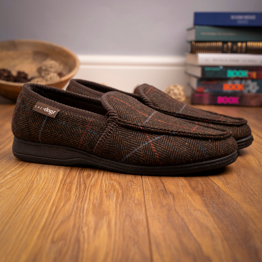 Eisenhower II Brown Slipper