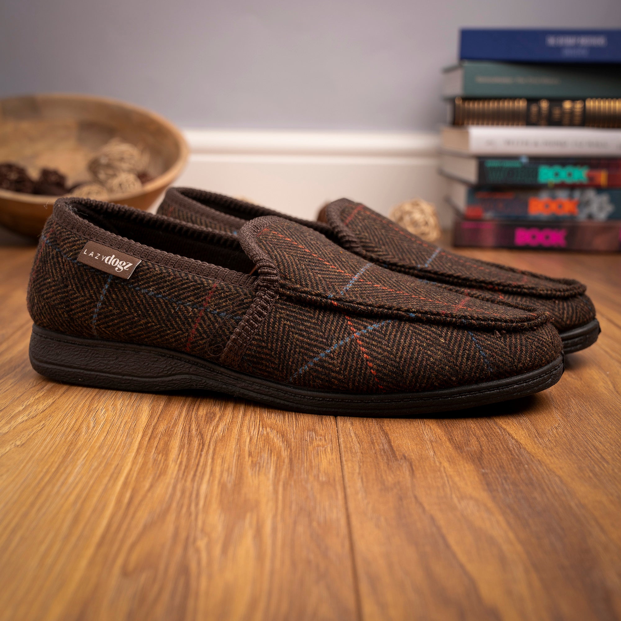 Eisenhower II Brown Slipper