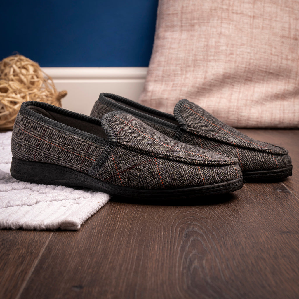 Eisenhower II Grey Slipper