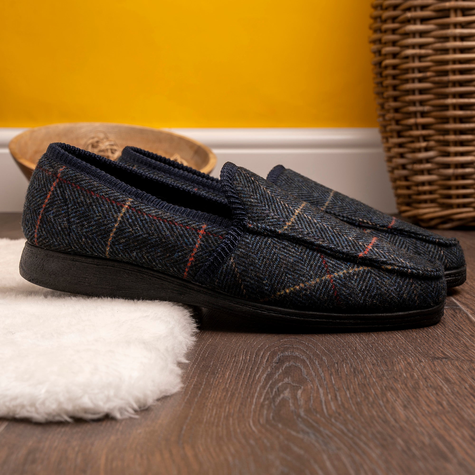 Eisenhower II Navy Slipper