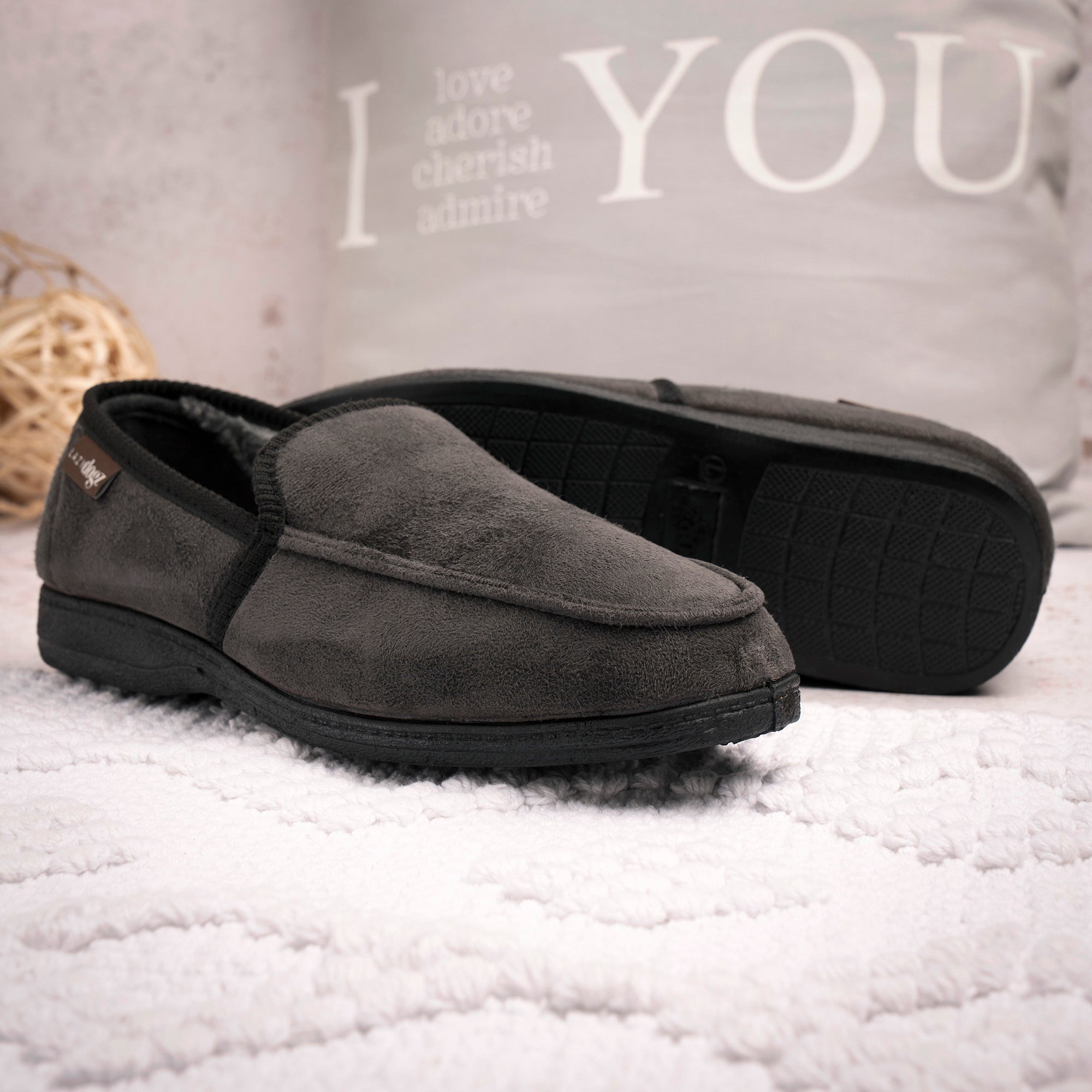 Eden II Grey Slipper
