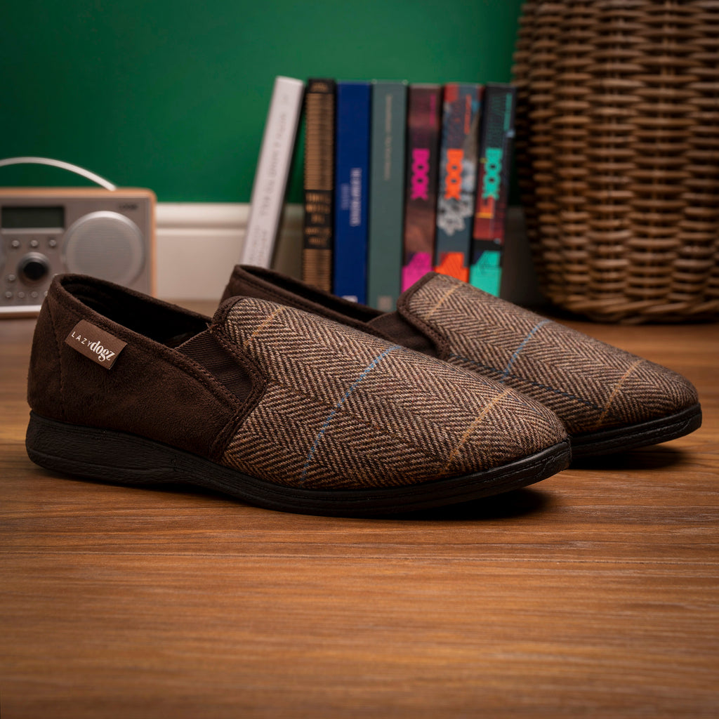 Harrison II Brown Slipper