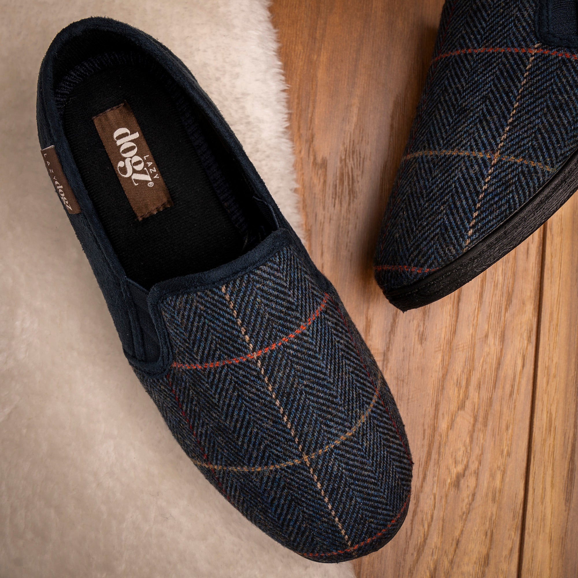 Harrison II Navy Slipper