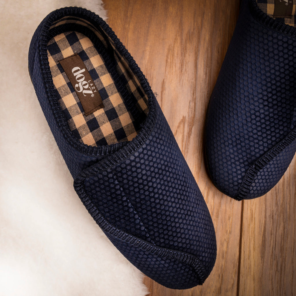 Columbus III Navy One Touch Slipper