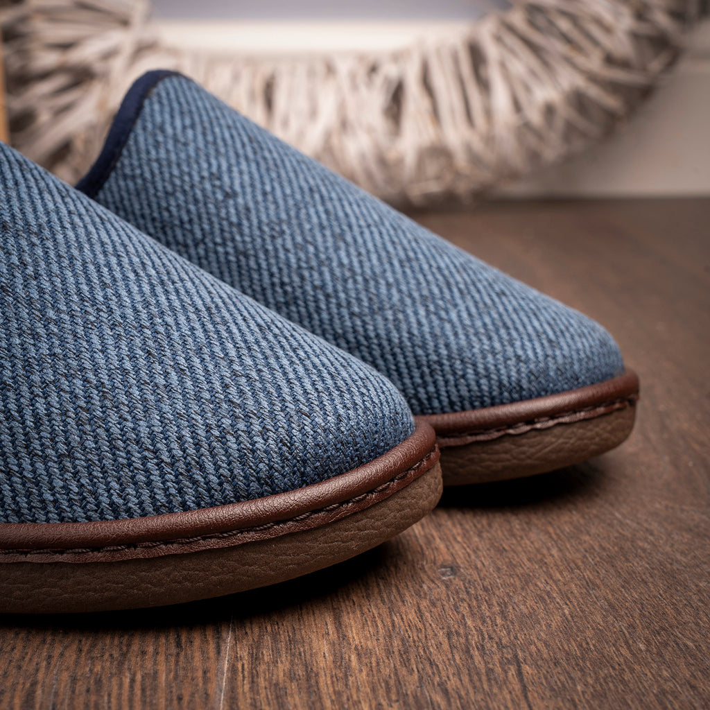 Jacob Navy Slipper