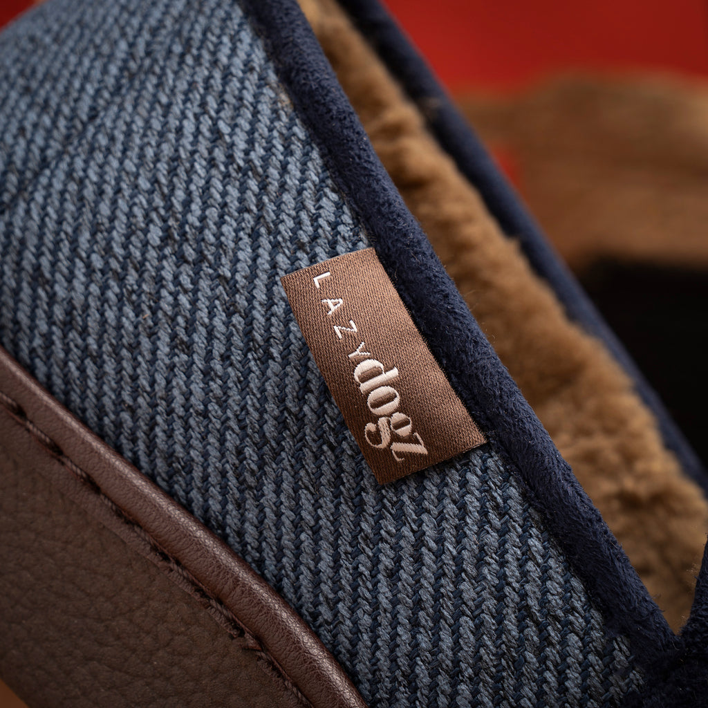 Oliver Navy Slipper
