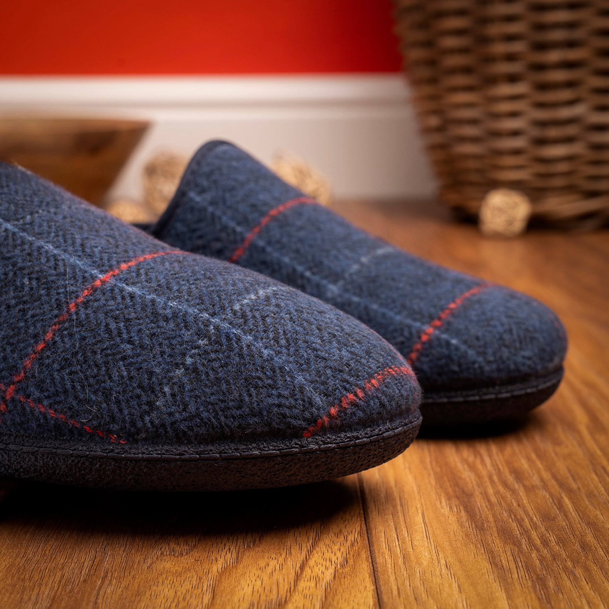 Farrell Navy Mule Slipper