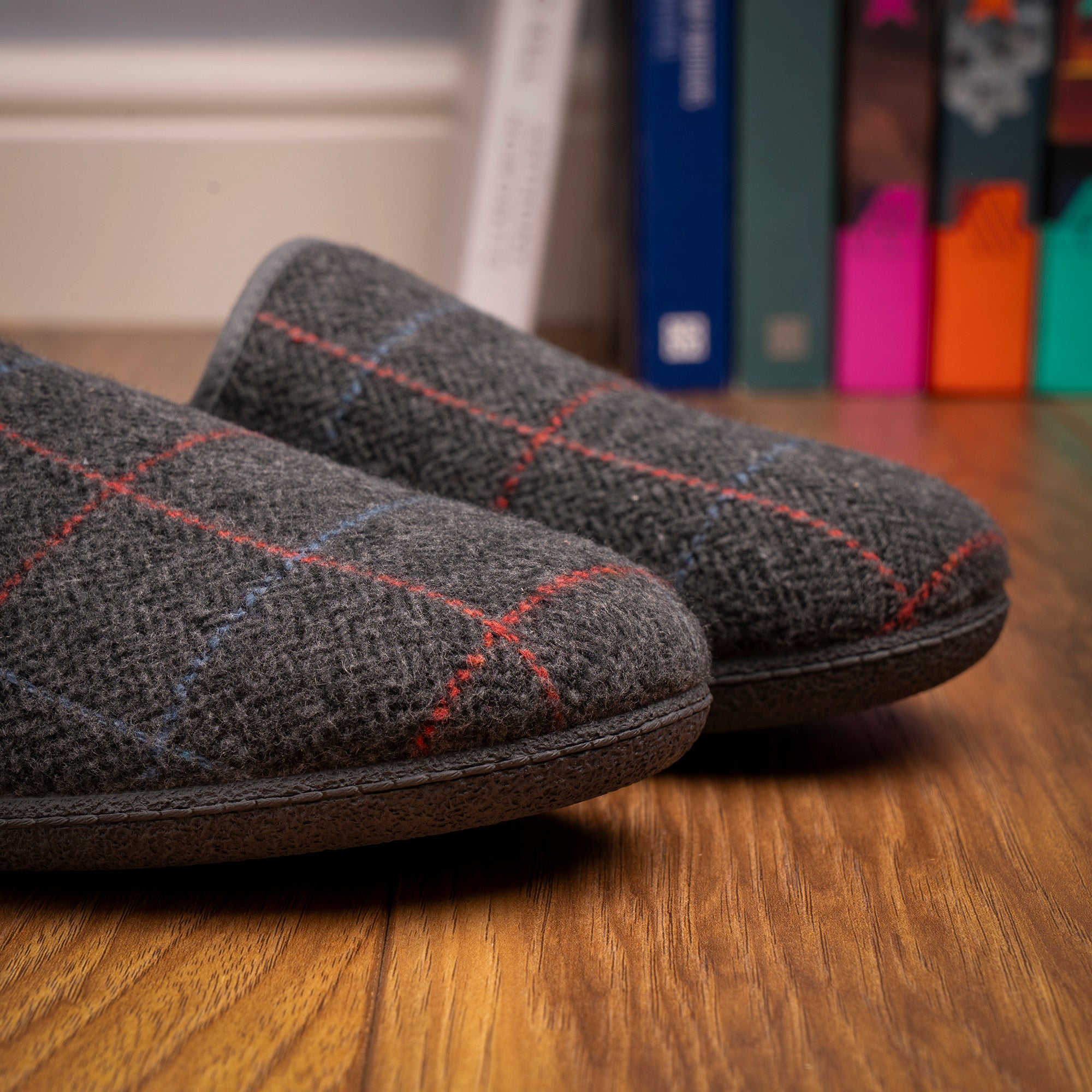 Farrell Grey Mule Slipper