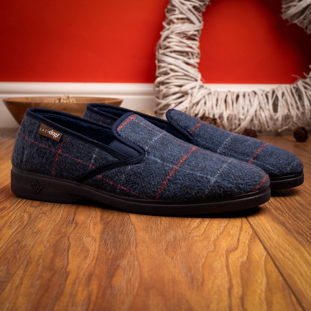 Hughes Navy Slipper