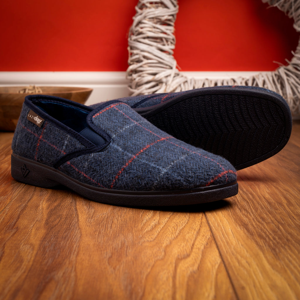 Hughes Navy Slipper