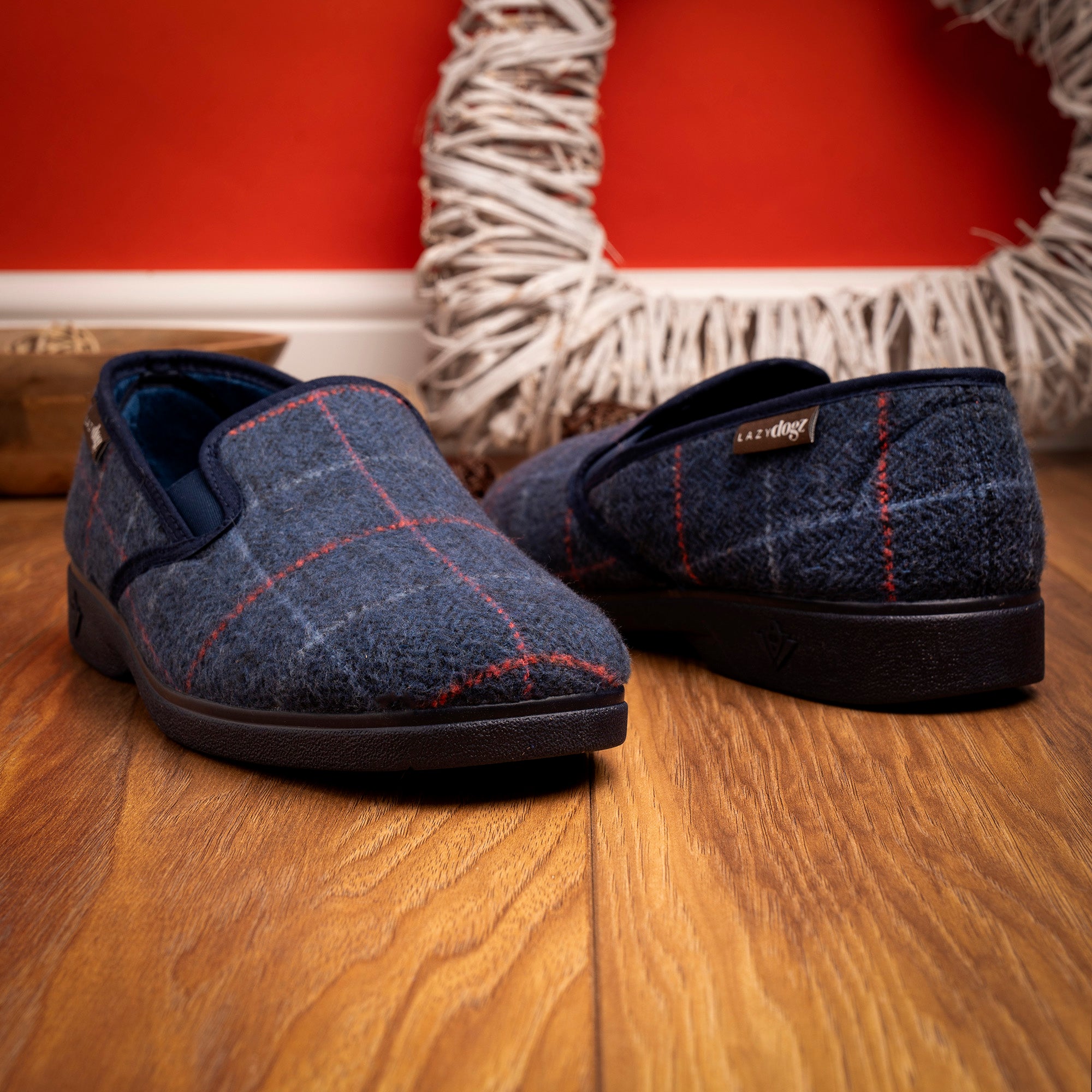Hughes Navy Slipper