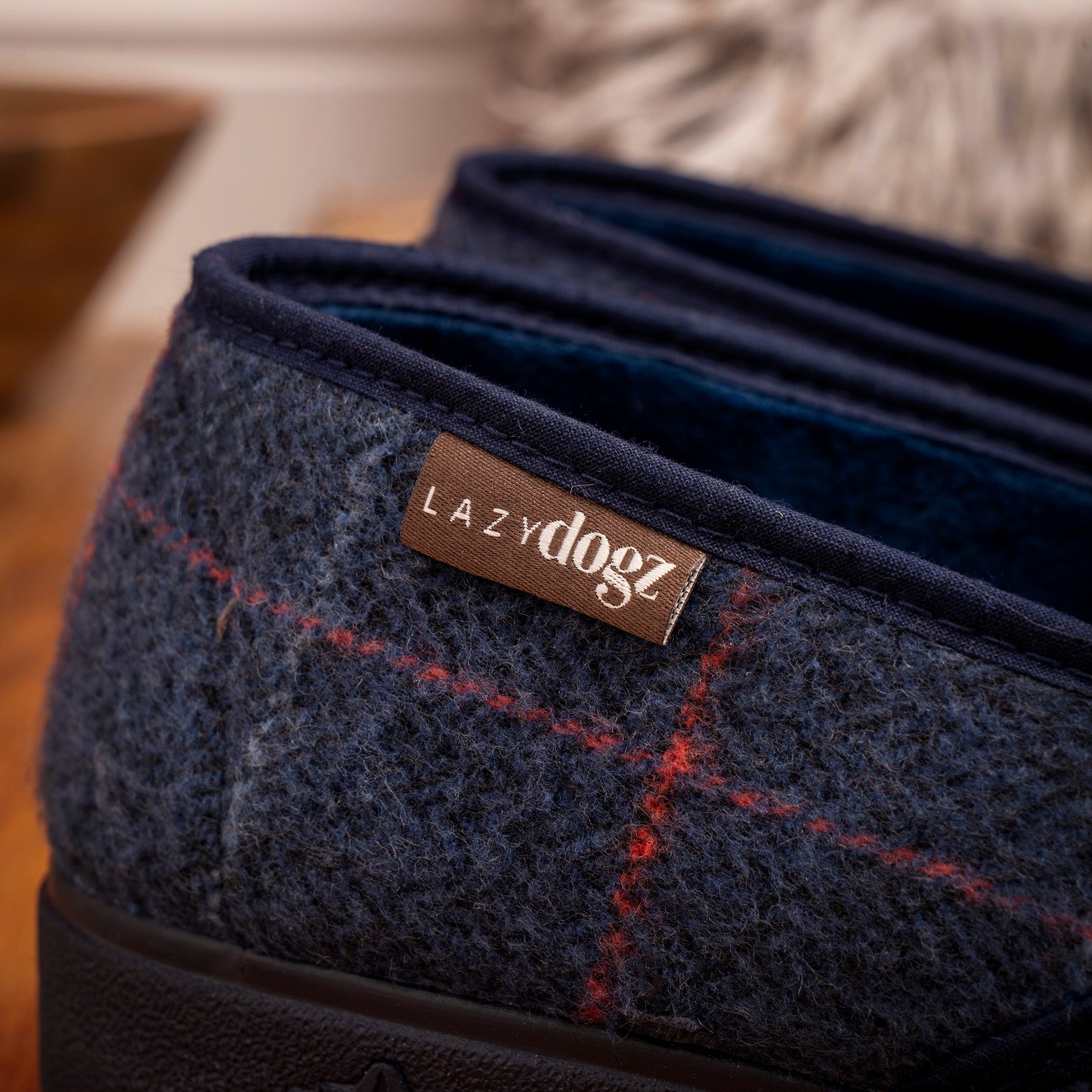 Hughes Navy Slipper