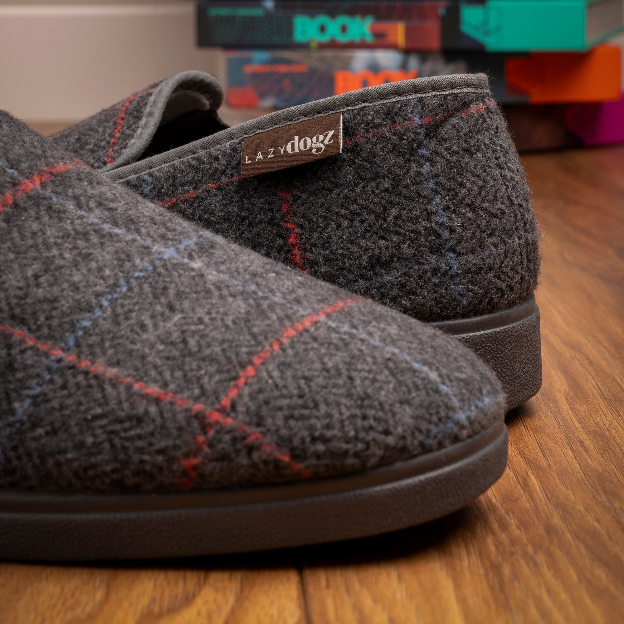Hughes Grey Slipper