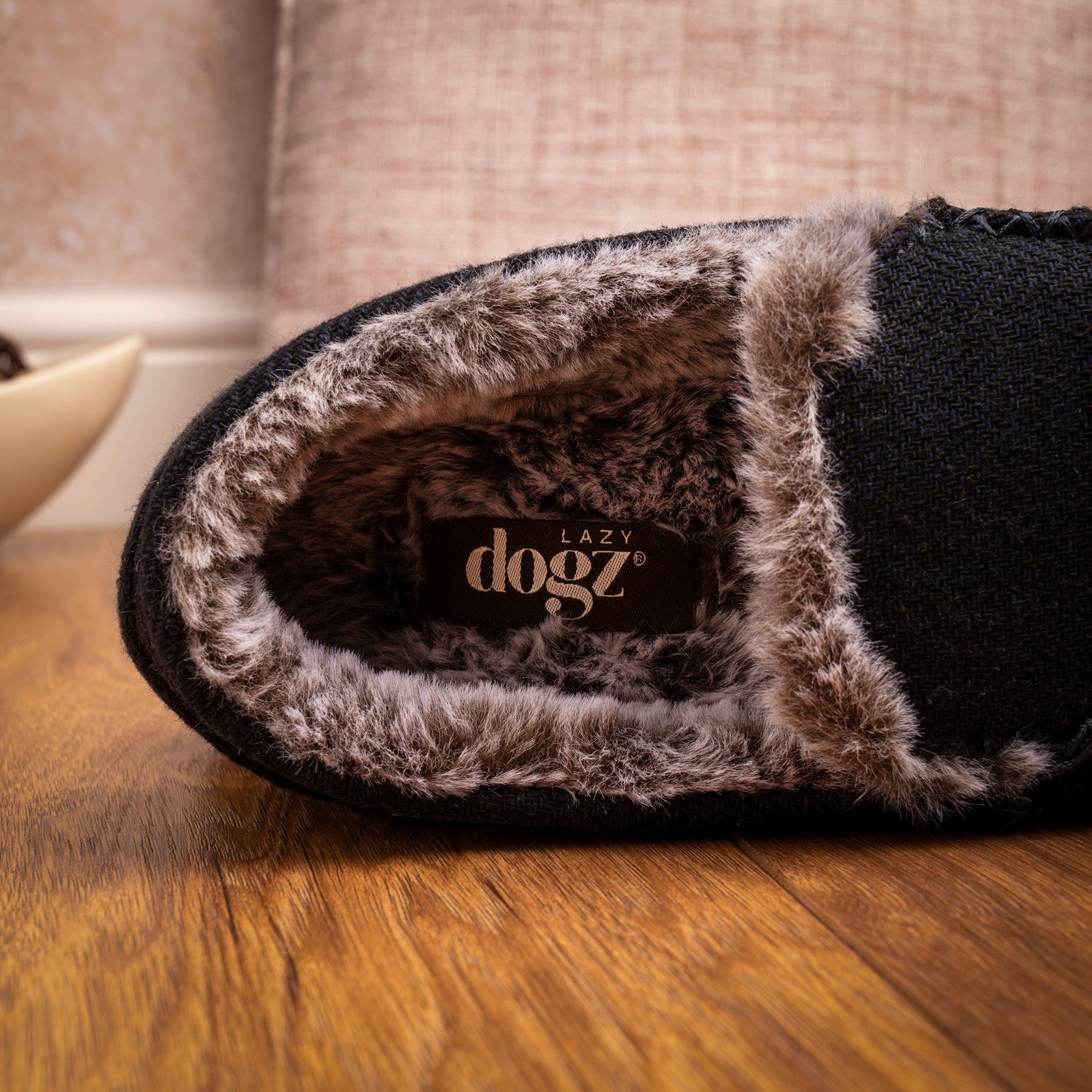 Hendrix II Navy Slipper