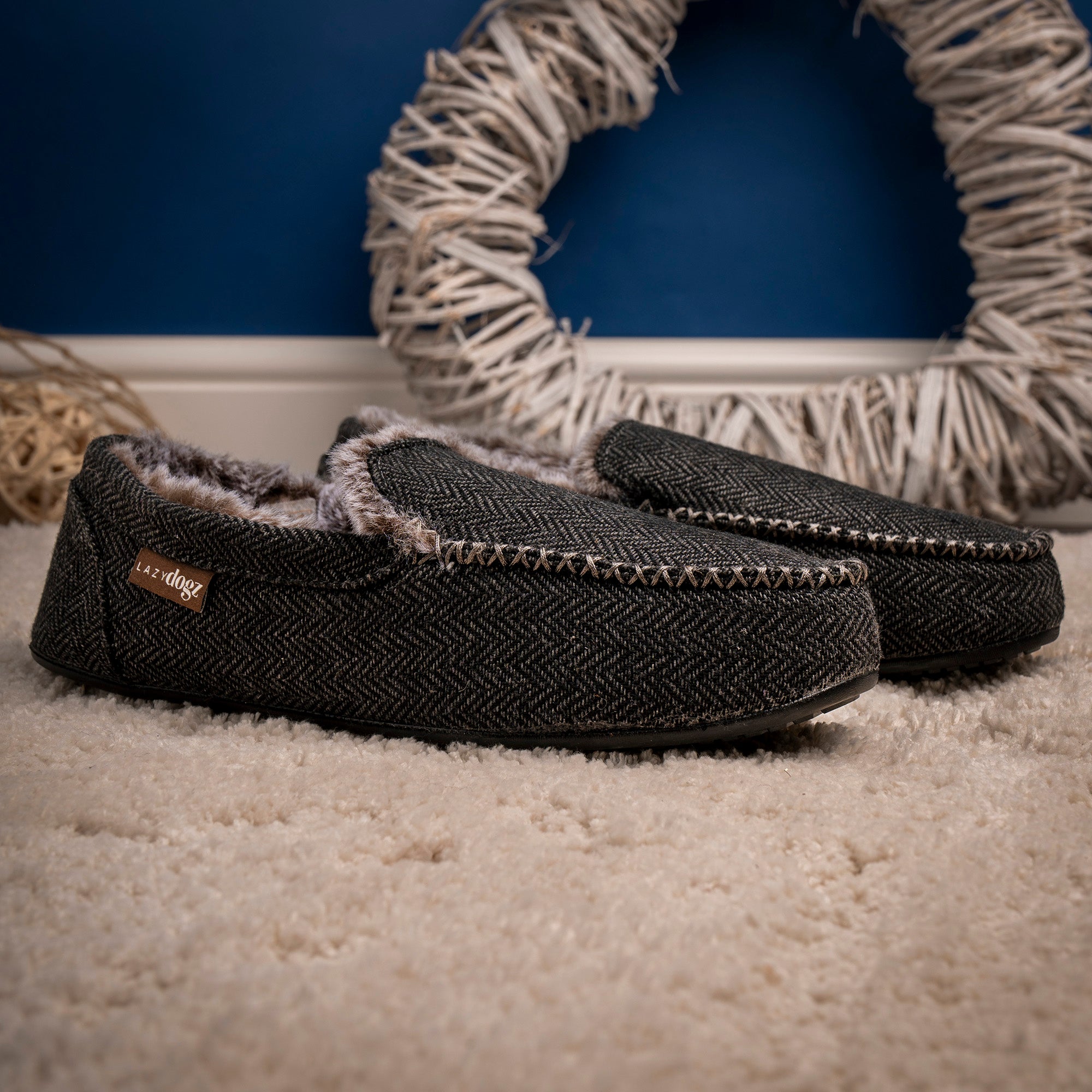 Hendrix II Grey Slipper