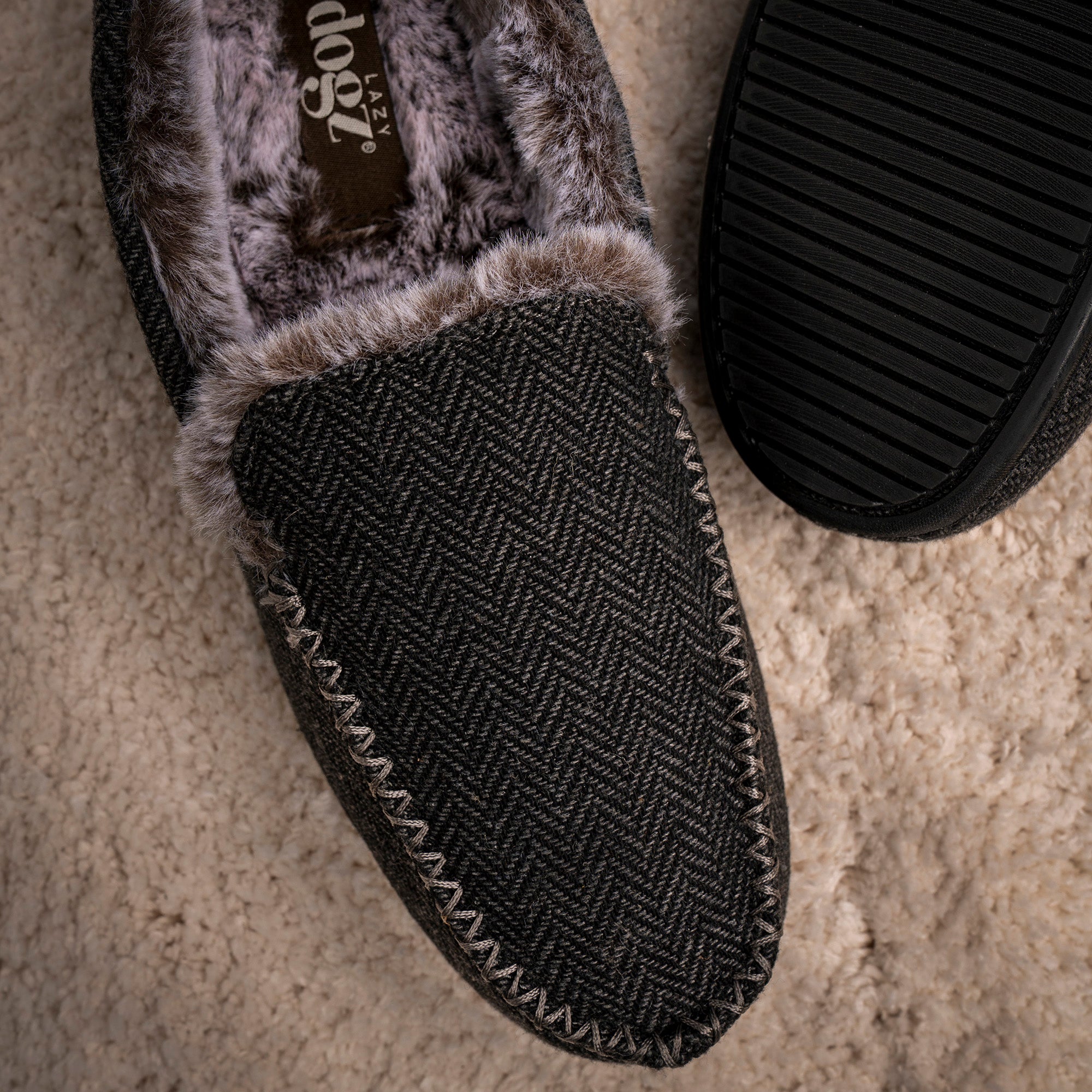 Hendrix II Grey Slipper