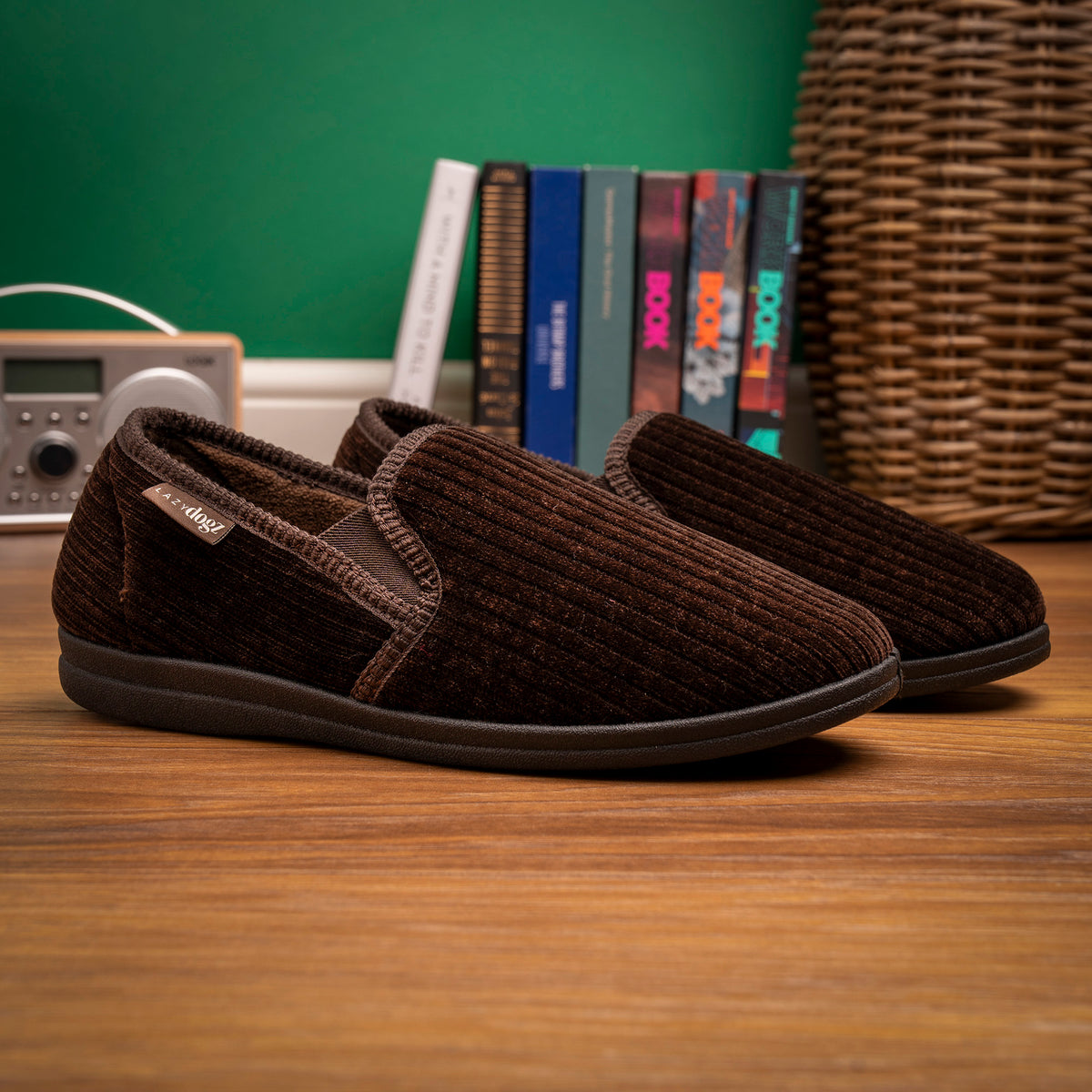 Lazy Dogz Ryan Brown Slipper