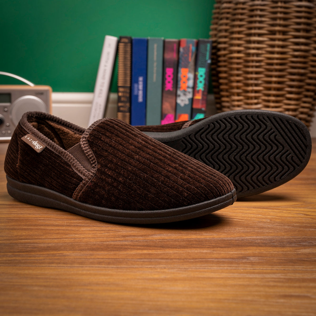 Lazy Dogz Ryan Brown Slipper