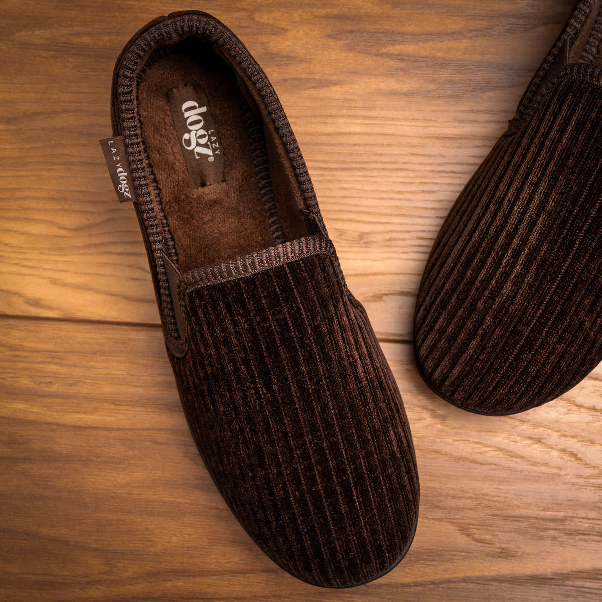 Lazy Dogz Ryan Brown Slipper
