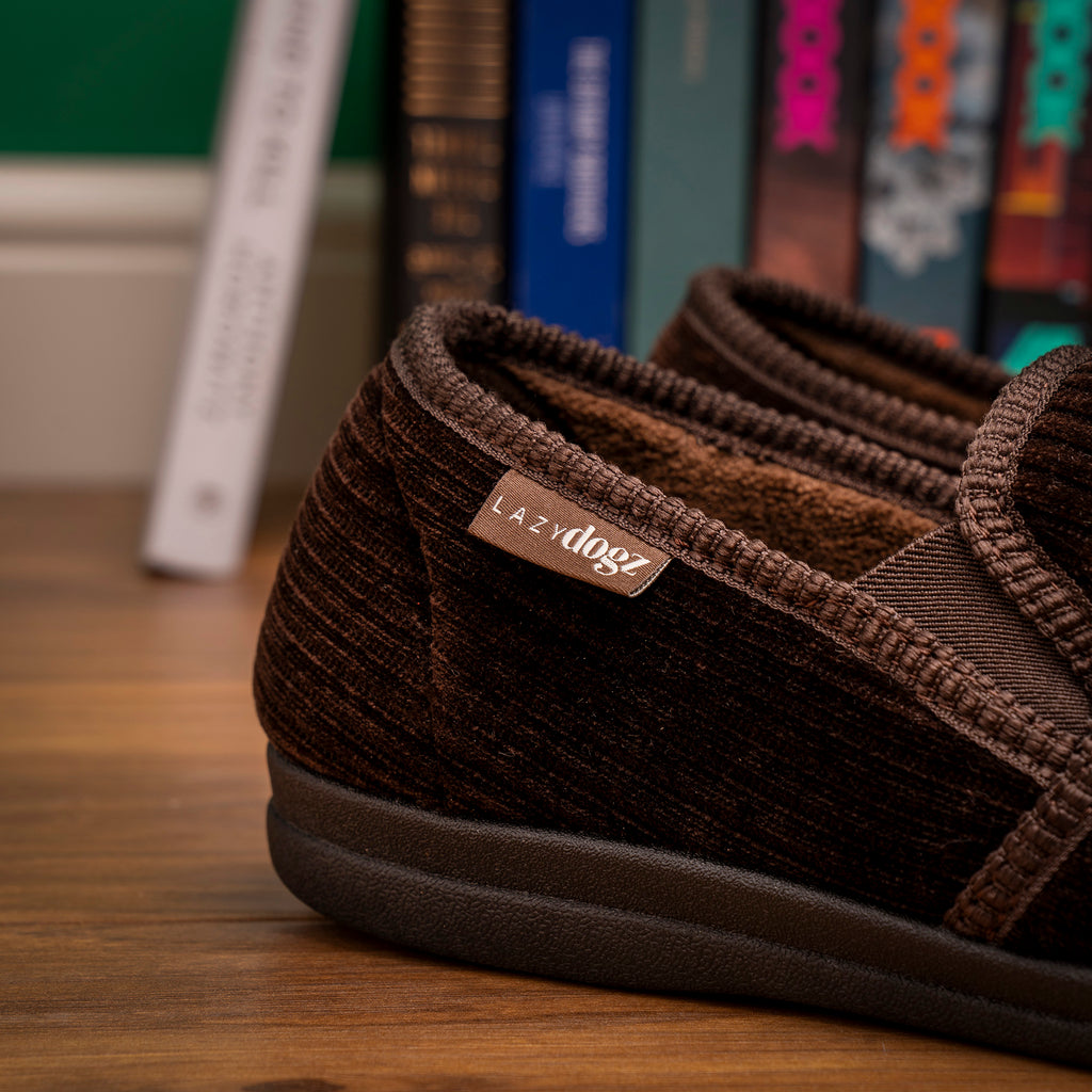 Lazy Dogz Ryan Brown Slipper