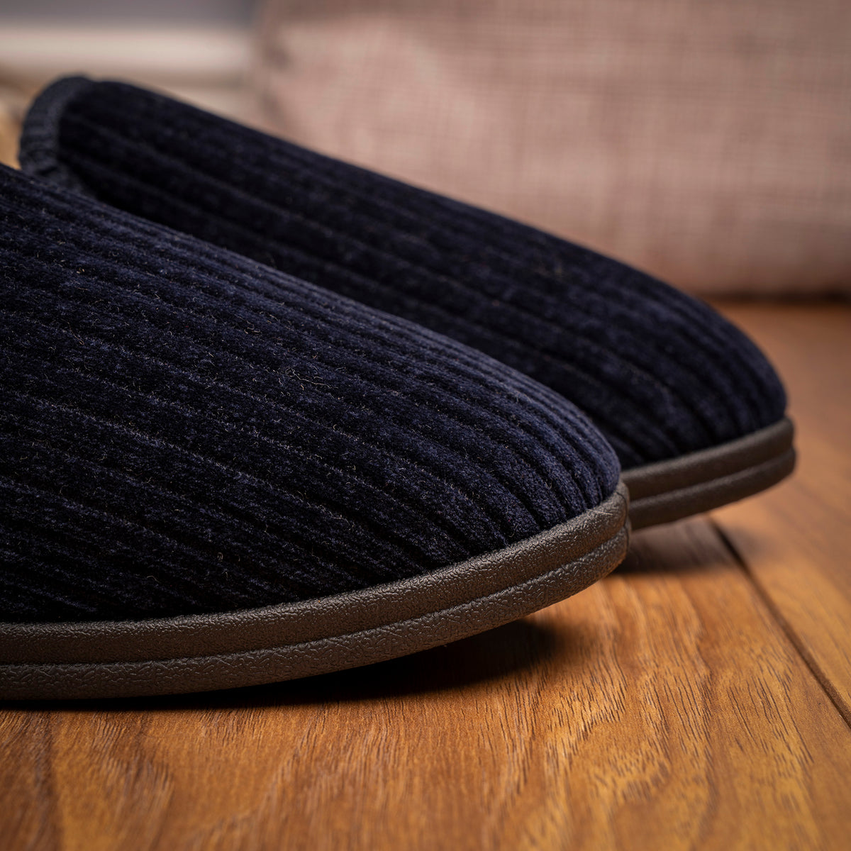 Lazy Dogz Ryan Navy Slipper