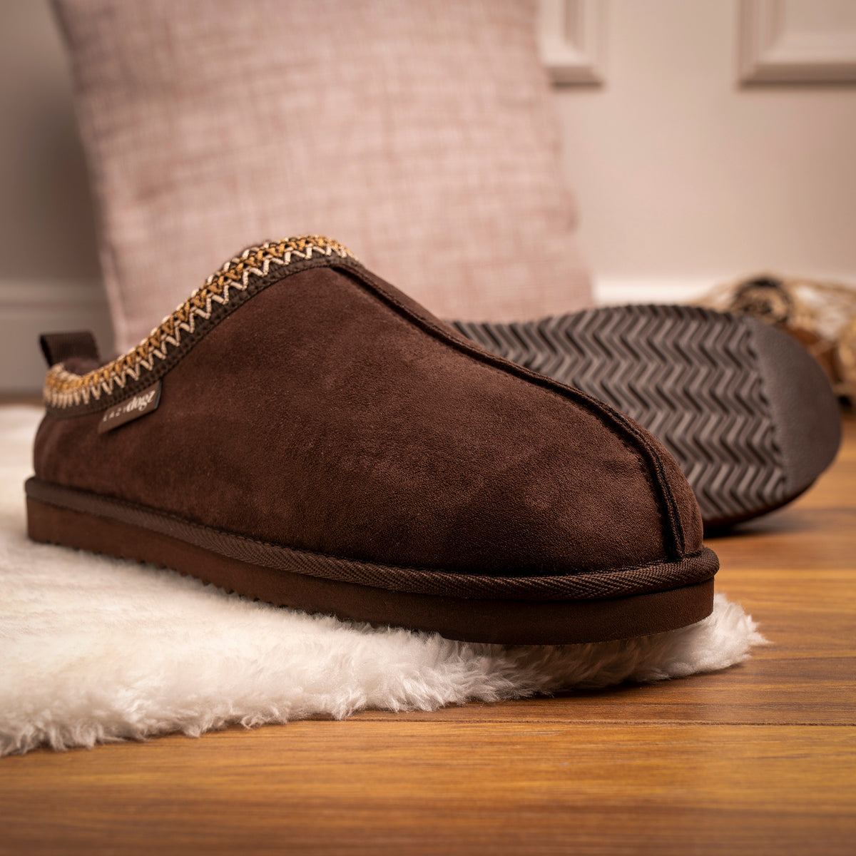Lazy Dogz Patrick Brown Slipper