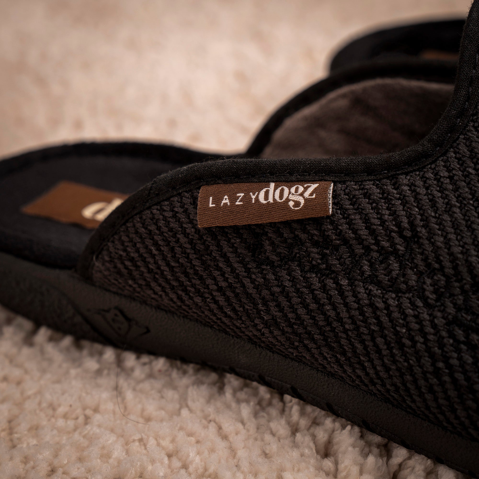 Paul Black Mule Slipper