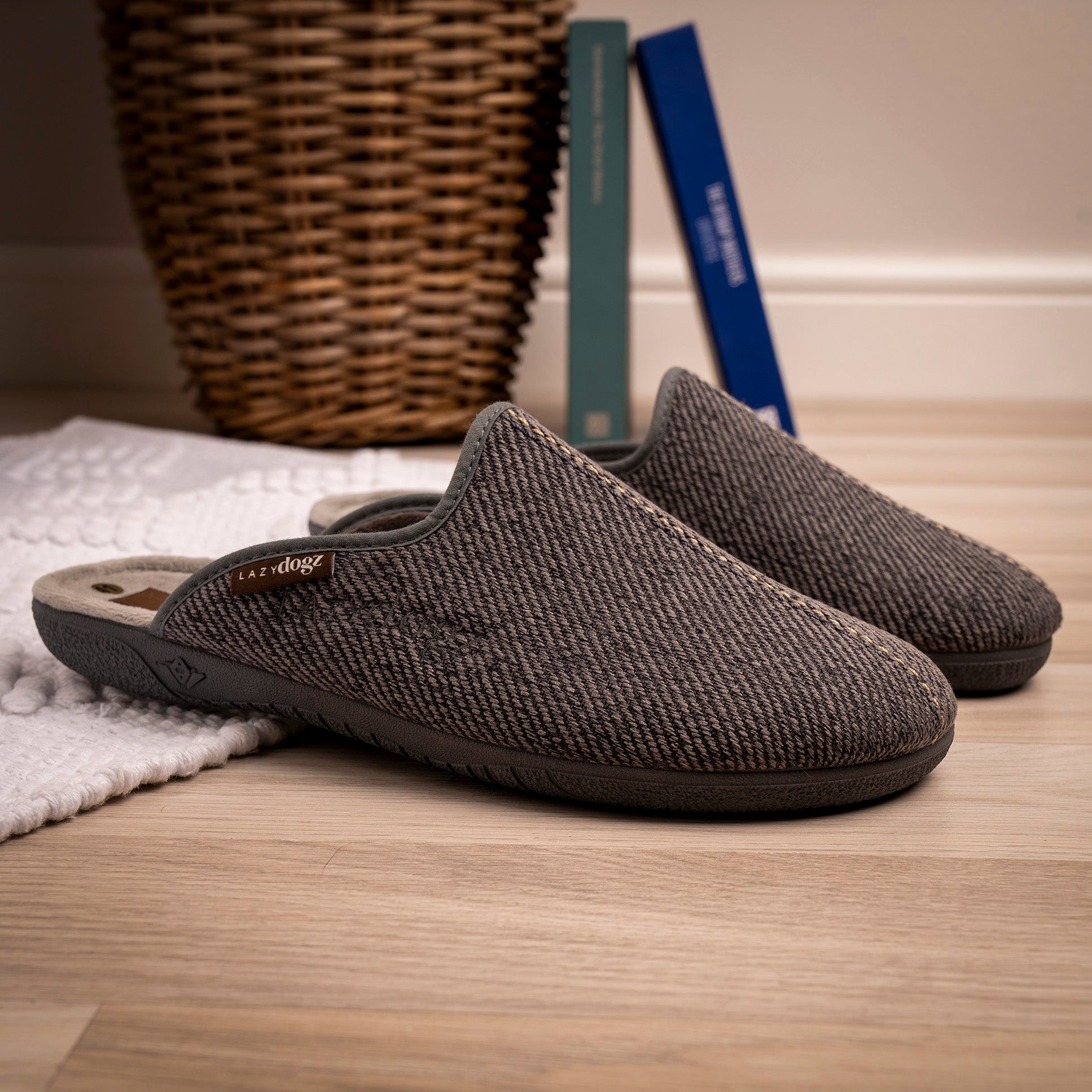 Paul Grey Mule Slipper