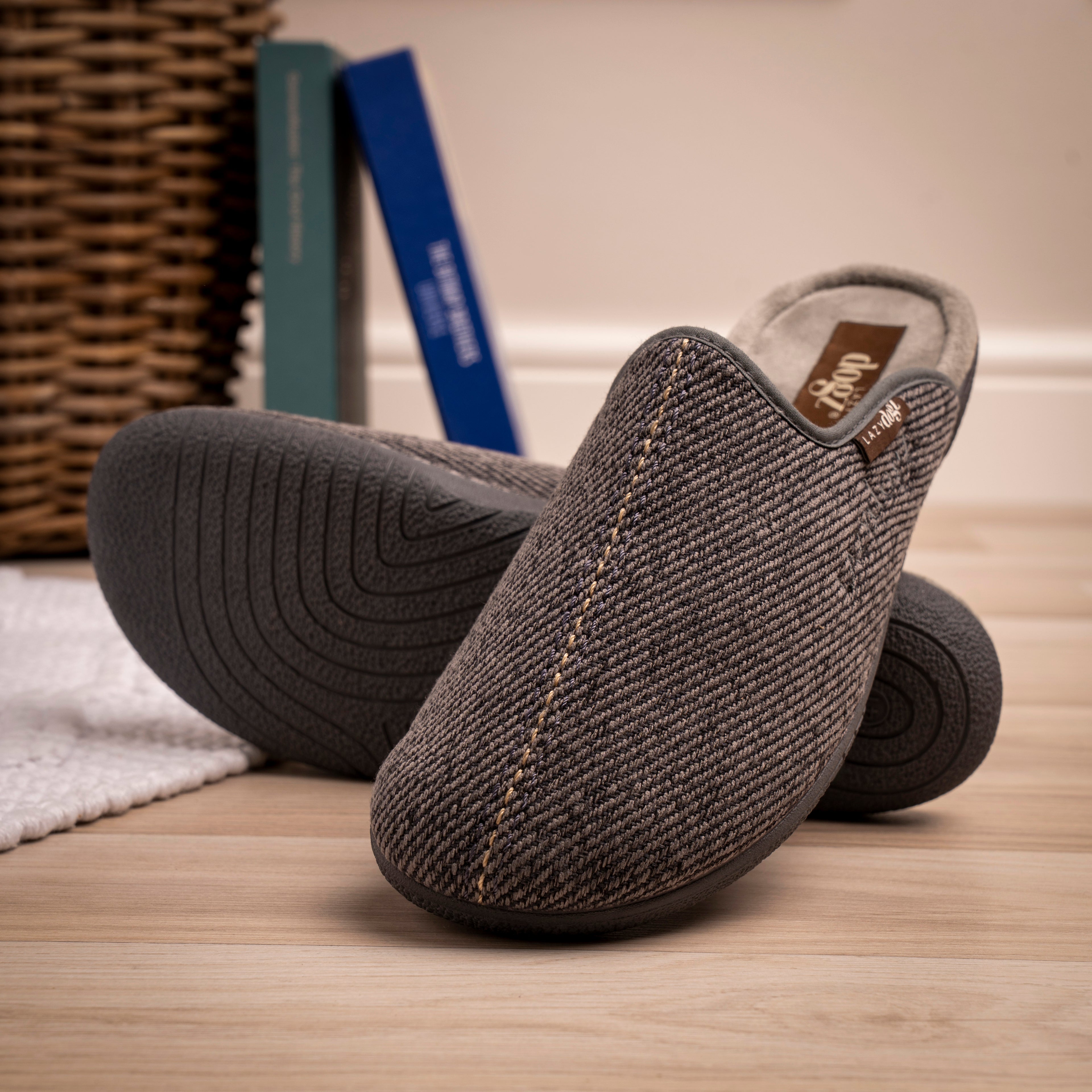 Paul Grey Mule Slipper